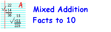 Mixed Addition Facts to Ten